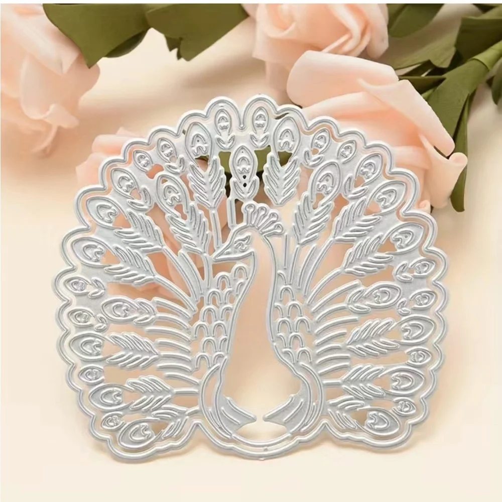 Fantail Peacock DIY Die-Cut Stencil Arts & Craft Tool